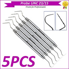 Double-Ended Dental Periodontal Probe UNC 23/15 – Stainless Steel, Professional 