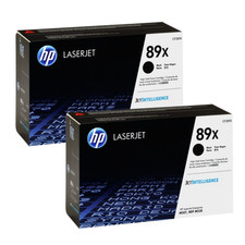 HP 89X Lot of 2 Black High Yield Toner Cartridge  CF 289X Sealed Box  