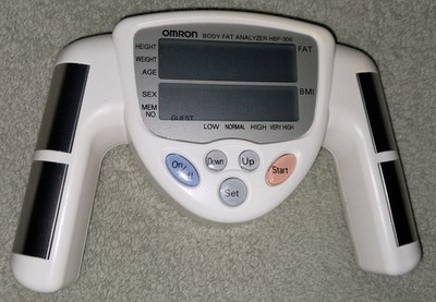 Moniteur De Graisse Corporelle Omron HBF-306C - Portable - Testé Fonctionnel