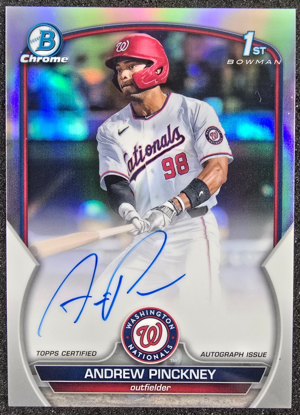 2023 Bowman Draft Chrome 1st Refractor AUTO /499 Andrew Pinckney #CDA-AP