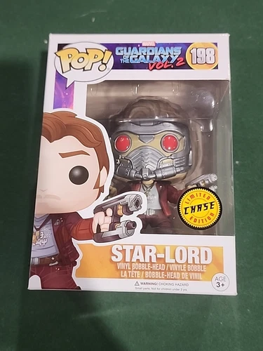 Funko Pop! Guardians Of The Galaxy Vol.2 Star-Lord #198 Limited Edition Chase