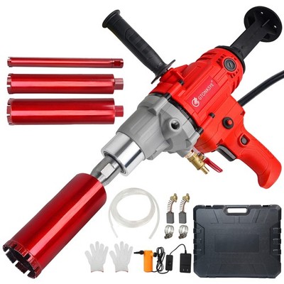 Gtonksye Diamond Core Drilling Machine, Handheld Dry and Wet Core Drill Rig, ...