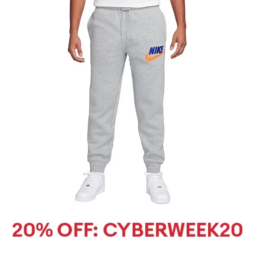 Mens Nike Swoosh Athletic Chenille Futura Jogger Fleece Pants Sweatpants New