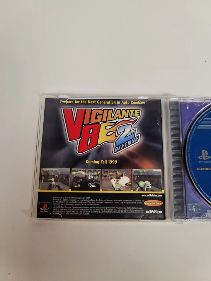 Tony Hawk's Pro Skater (Sony PlayStation 1, 1999) PS1 Black LABEL - Image 4 of 4