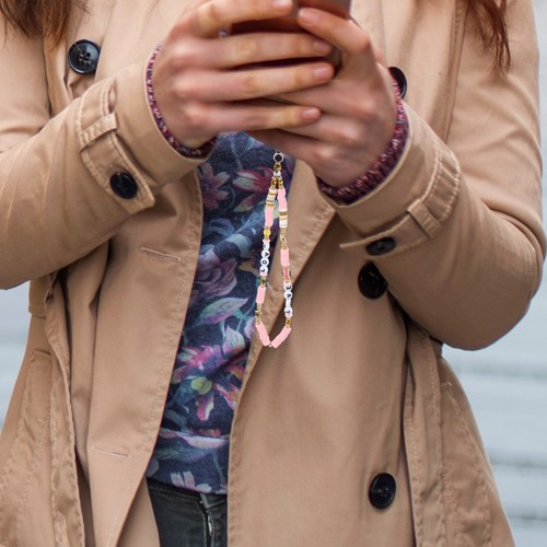 2pcs Cellphone Lanyard Bracelet Wrist Strap Phone Wrist Lanyard Backpack Charm - 第 4/12 張圖片