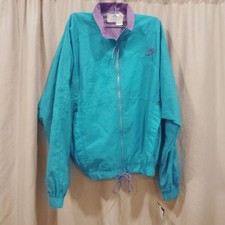 VTG 1991 Nike Deadstock NWT Women  s Track Jacket - Teal Size M 
