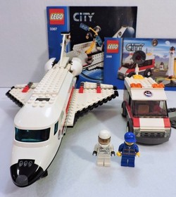 LEGO CITY: Satellite Launch Pad (3366) + Space Shuttle (3367) Complete w/Manuals
