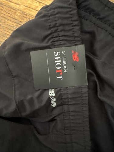 New Balance Men’s Athletic Shorts Size 5X New Black - Picture 4 of 6