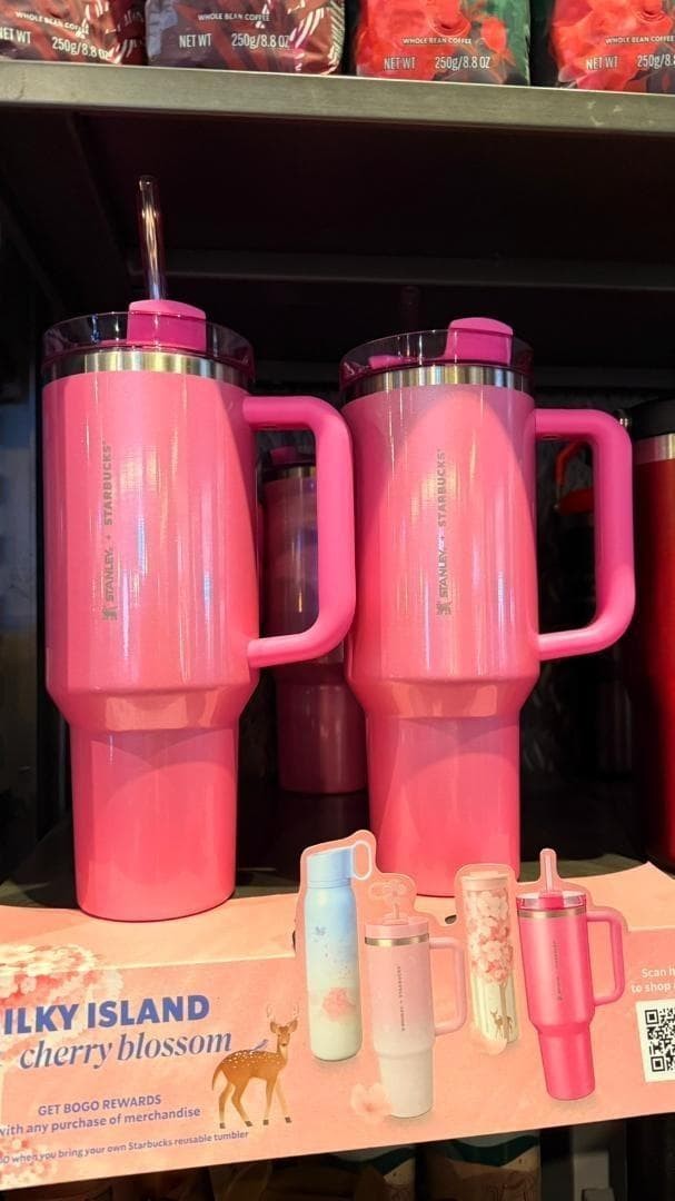 Starbucks x Stanley Collaboration 2025 Tumbler Taiwan Limited Pink Rare 1183ml③