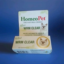 HomeoPet Feline WRM Clear Drops - 4730 (15ml)