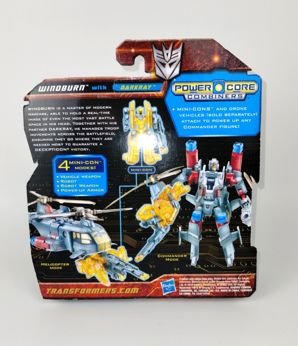 Transformers Power Core Combiners Windburn With Darkray New Sealed