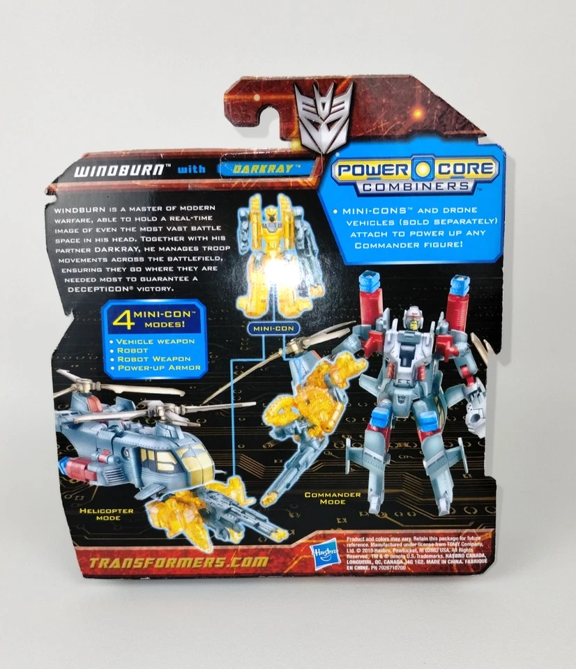 Transformers Power Core Combiners Windburn With Darkray New Sealed - Image 2 of 4