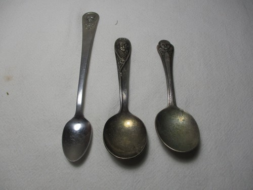Lot 3 Vintage GERBER BABY LÖFFEL WINTHROP UND ONEIDA