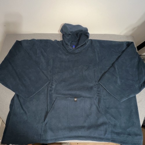 Yeezy x Gap Polar Fleece Padded Hoodie Sz XXL Blue 32-POLAR-FLEEC871 Over Sized