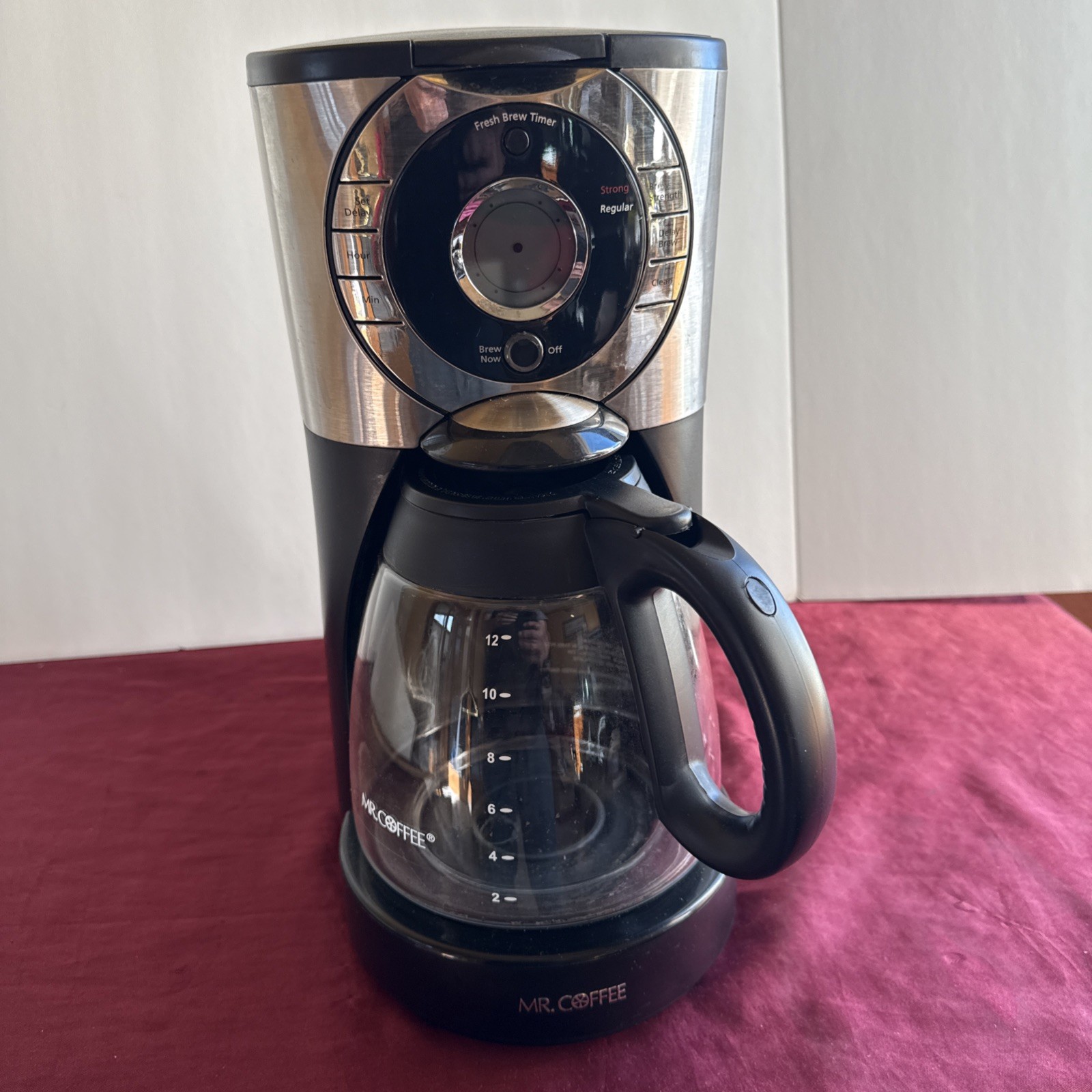 Mr. Coffee Black Stainless BVMC-MJX41-NWF 12 Cup Programmabl