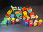 Vintage Fisher Price Little People Mixed Lot Of Figures Accessories 25 Pieces