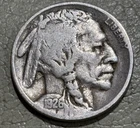 1926 Buffalo nickel Nice original FINE Condition Full Date, 1/2 Horn