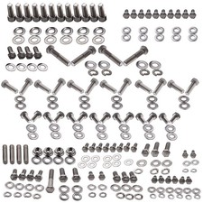 205pcs Engine Bolts Kit Stainless For Chevy Sbc Small Block 265 283 Engine