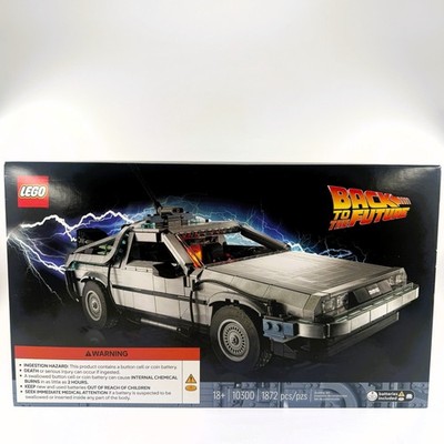 LEGO Icons Back to the Future DeLorean Time Machine 10300 New Sealed 1872 Pcs