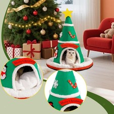 Cat Bed Christmas Decor Creative Cave Bed for Indoor Cats for Bedroom Winter