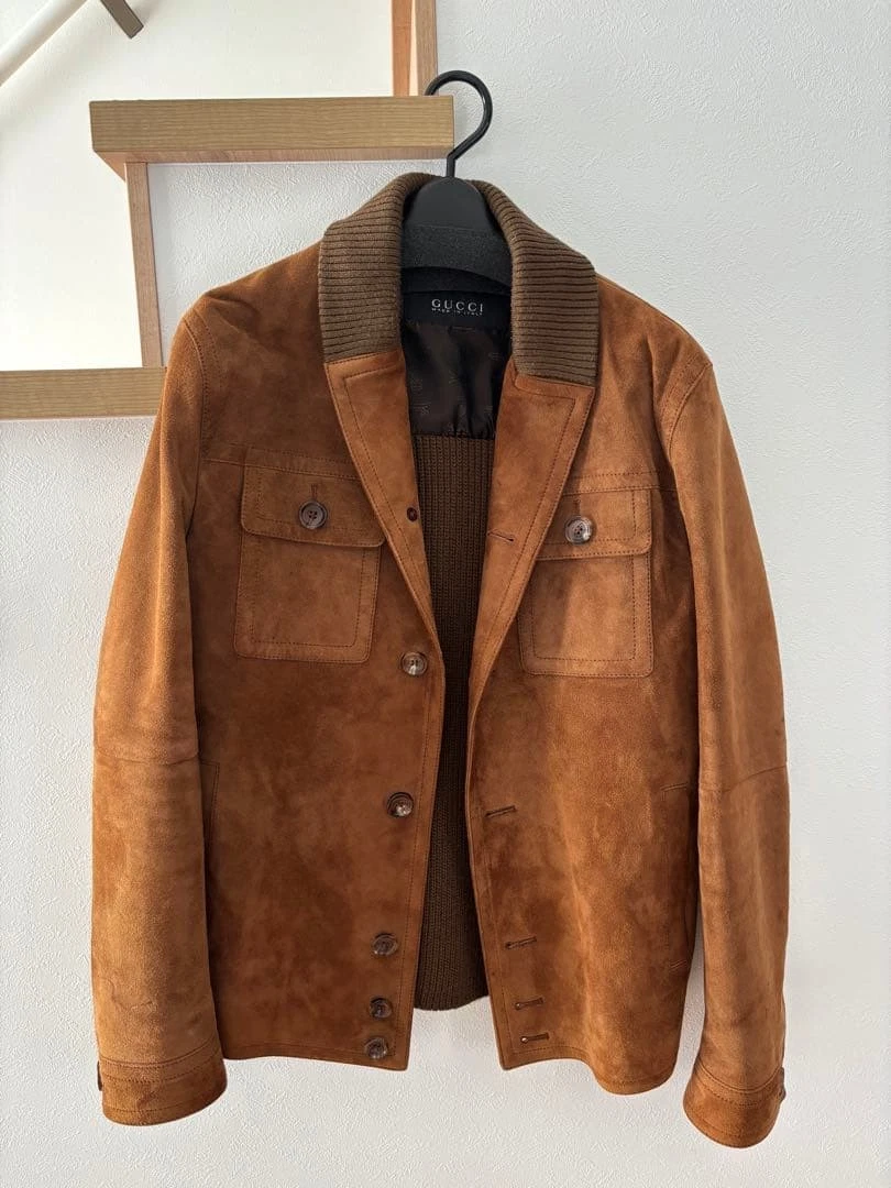 Gucci Coats, Jackets & Vests for Suede Outer Shell Men for Sale