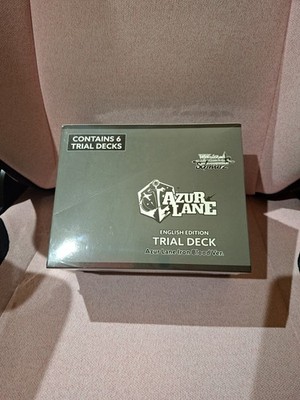 Weiss Schwarz Azur Lane Iron Blood Trial Deck Display Box (SEALED)(RARE)