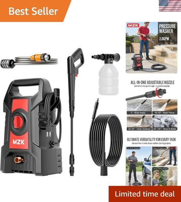 #ad 2026 Lightweight Pressure Washer: Effortless 2.0 GPM Cleaning for Cars amp; Patios $139.98
