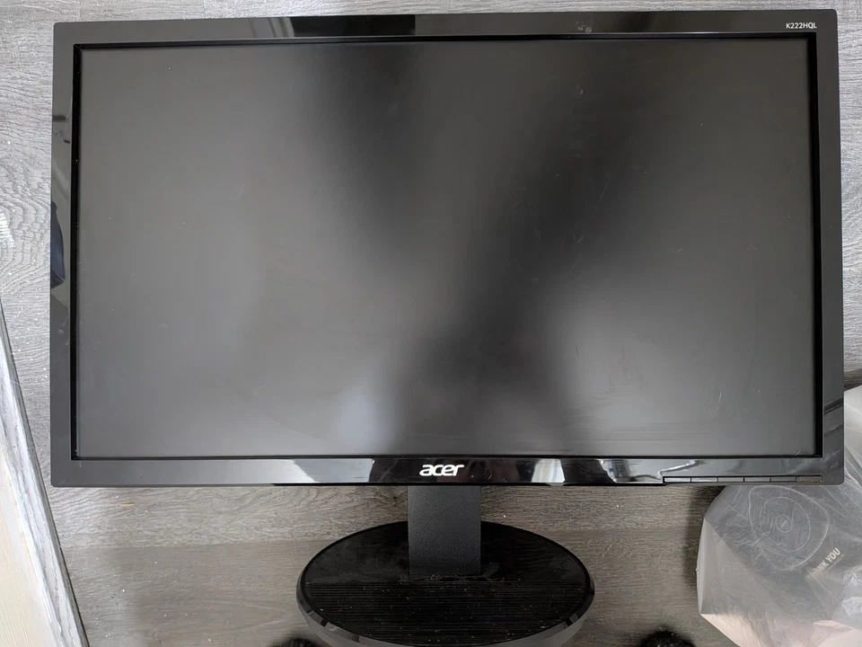 Acer K222HQL 21.5" LED Monitor  No Stand Uk Power Cable Included - Image 3 of 4