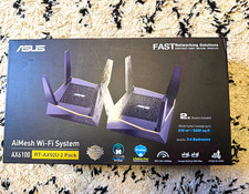 ASUS AiMesh AX6100 Dual-Band RT-AX92U Mesh Routers 2-Pack, 4-Port Gigabit