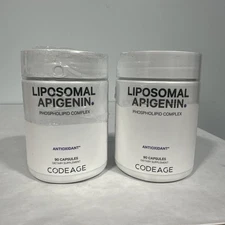 2 pack Codeage Liposomal Apigenin, Phospholipid Complex - Antioxidant, exp 4/27