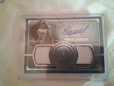 2019 Topps Museum Collection Ramon Laureano Dual Patch Rookie Auto /299 SP 🔥