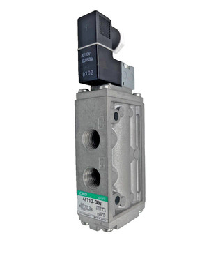 CKD 4F Serie 4F110-08N-AC110V 5 Anschlüsse 2 Positionen Luftventil 1/4'' AC110V