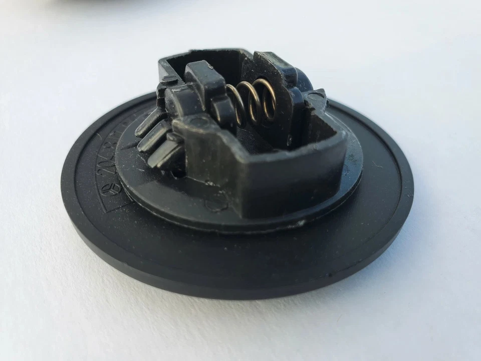 57mm AMG Matte Mercedes Benz Front Hood Emblem Badge A,B,C,E,S,SL,SLK Class Foto 3 de 4