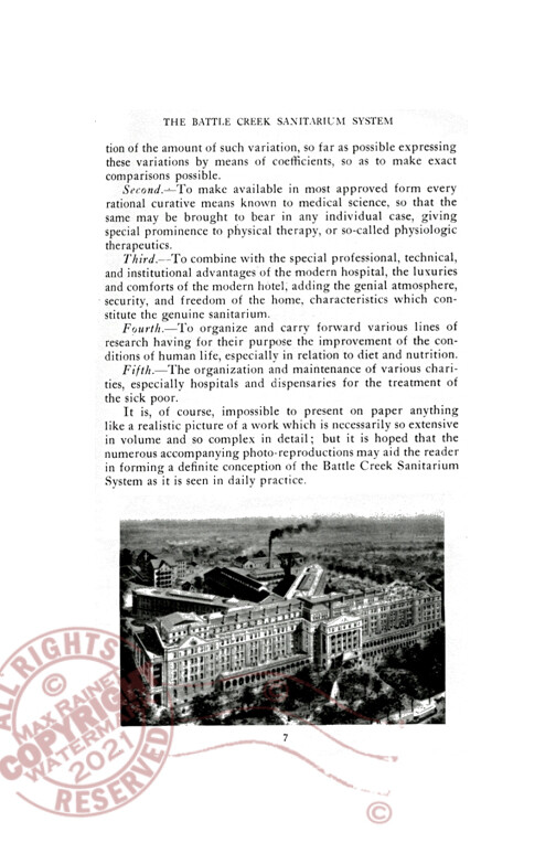 JOHN HARVEY KELLOGG Battle Creek Sanitarium System * History