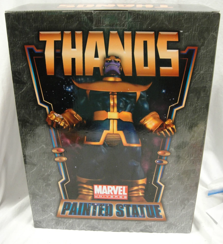  Diseños de arco firmados y bocetos ESTATUA DE MUSEO THANOS VENGADORES Marvel Sideshow Foto 4 de 4