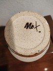 Tonala ~Art Pottery Sandstone Vase -Brown/Tan/Blue -Bird/Floral/Greenery- Mexico — photo 9