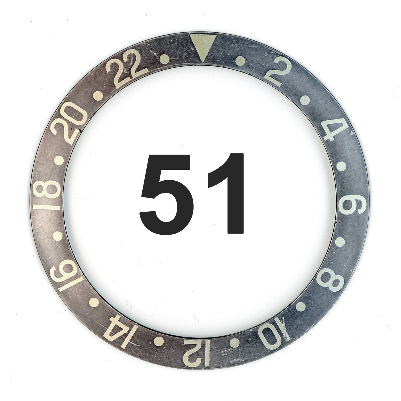 Fat Font Rolex Black faded gray