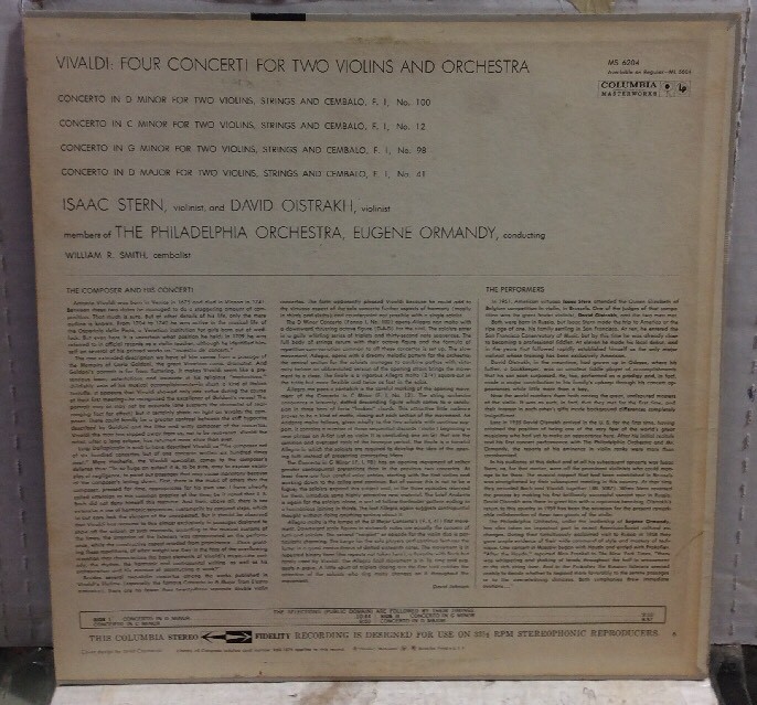 ヴィヴァルディ   コレクション Vivaldi: The Four Seasons New Koto Ensemble of Tokyo LP 1977
