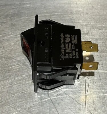 Carling Rocker Switch 10A 250VAC 15A 125VAC 1/2HP 125-250VAC 1038