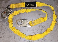 Guardian Fall Protection 6' Żółta smycz bezpieczeństwa - dobry stan