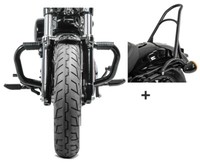 SturzbüGel + Sissybar CR1 FüR Harley Sportster 1200 T Superlow 14-20