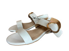BNWT Ladies Size 9 Rivers White Riversoft Fit Sandals Slides Shoes RRP $49.99