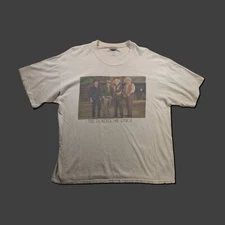 Vintage XL Ponderosa Ranch T-Shirt Graphic Tee Cotton Short Sleeve