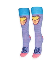 Freaker Feet Over the Calf Socks - Hooters - NEW WITH TAG - Made in USA - UNISEX