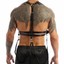 Men's Faux Leather Body Chest Harness Straps Belt – Halloween Gothic Club Costume