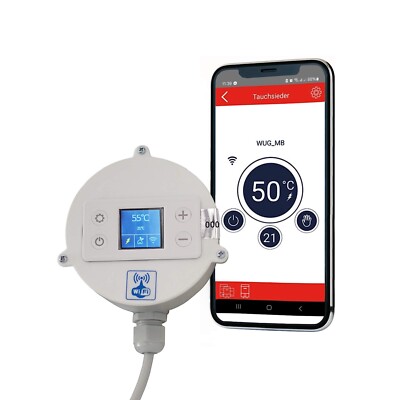 MB Smart Edelstahl Elektroheizstab für Boiler 2kW - 3kW , 5/4'' 6/4'' WiFi