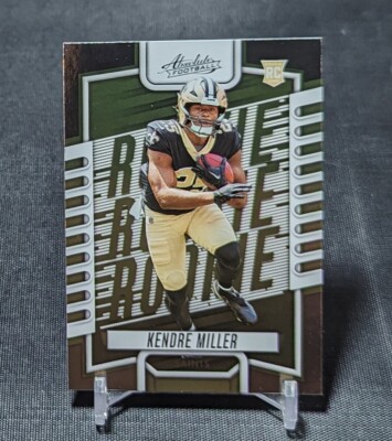 Kendre Miller Rookie RC 2023 Absolute Football Card #125 New Orleans Saints