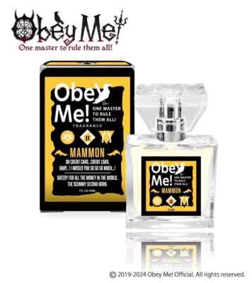 Obey Me! MAMMON Fragrance Perfume 30ml Limited Primaniacs Pre