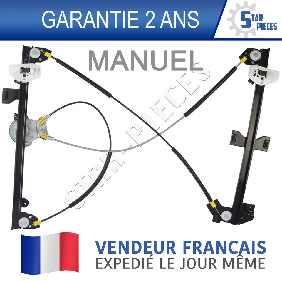 LEVE VITRE MANUEL AVANT GAUCHE CONDUCTEUR PARTNER 1 BERLINGO 1 - 96-08 - Imagen 2 de 4