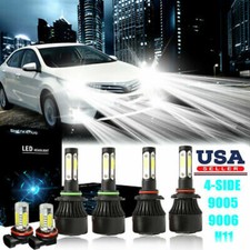 For Toyota Corolla 2009-13 6x Combo 9005 9006 Led Headlight H11 Fog Light Bulbs